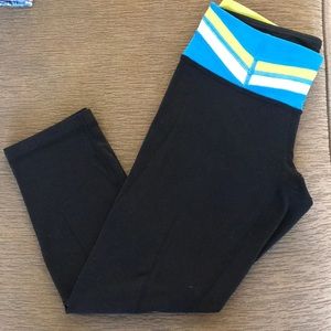 Lululemon wunder under crop (reversible)